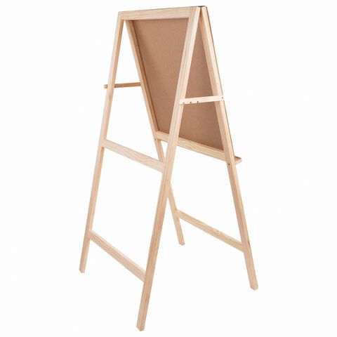 Мольберт напольный BRAUBERG ART CLASSIC &quot;Хлопушка&quot;, планшет 60x60см, в собр.виде 60x120x5см, 190659