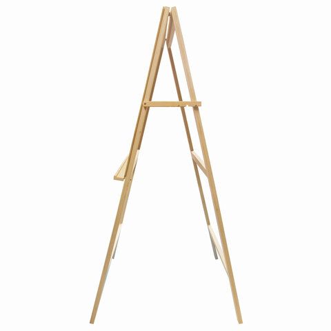 Мольберт напольный BRAUBERG ART CLASSIC &quot;Хлопушка&quot;, планшет 60x60см, в собр.виде 60x120x5см, 190659
