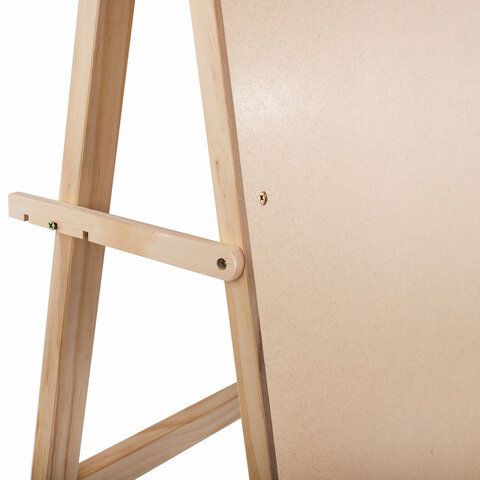 Мольберт напольный BRAUBERG ART CLASSIC &quot;Хлопушка&quot;, планшет 60x60см, в собр.виде 60x120x5см, 190659