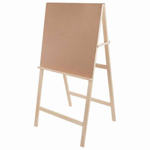 Мольберт напольный BRAUBERG ART CLASSIC &quot;Хлопушка&quot;, планшет 60x60см, в собр.виде 60x120x5см, 190659
