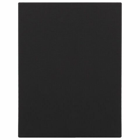 Холст на подрамнике черный BRAUBERG ART CLASSIC, 30х40см, 380г/м, хлопок, мелкое зерно, 191650