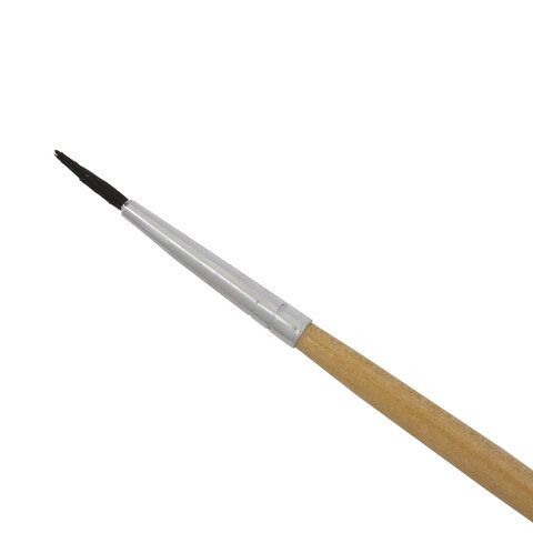 Кисть BRAUBERG 30 шт., белка, круглая, № 1, 200178