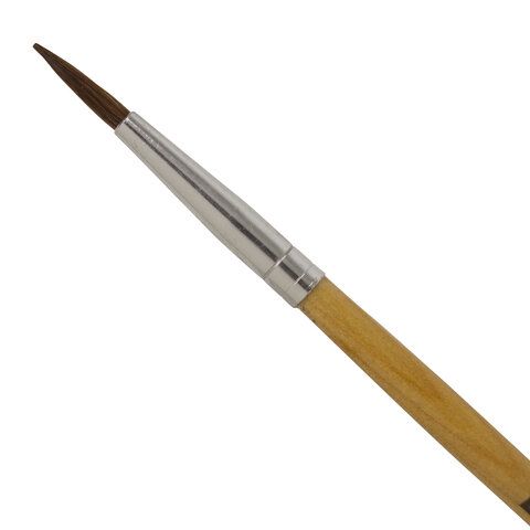 Кисть BRAUBERG 3 шт., пони, круглая, № 3, 200189