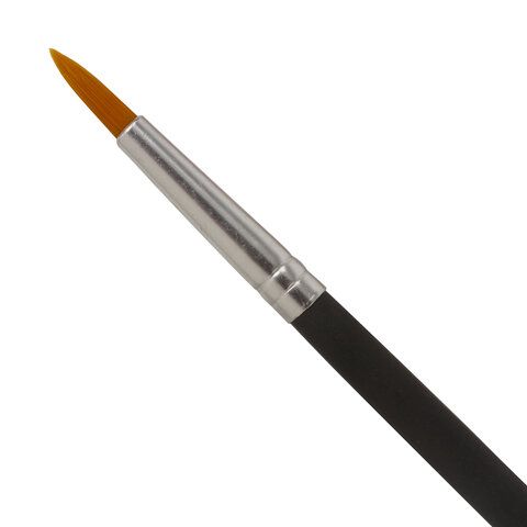 Кисть BRAUBERG 2 шт., синтетика, круглая, № 4, 200210