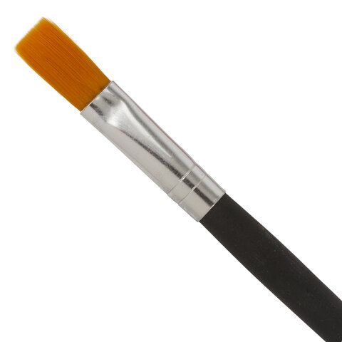 Кисть BRAUBERG 2 шт., синтетика, плоская, № 9, 200215