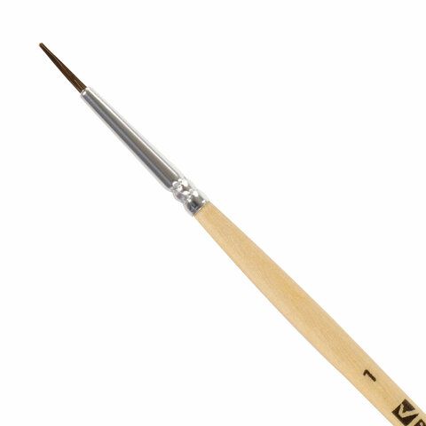 Кисть BRAUBERG 30 шт., пони, круглая, №1, 200840
