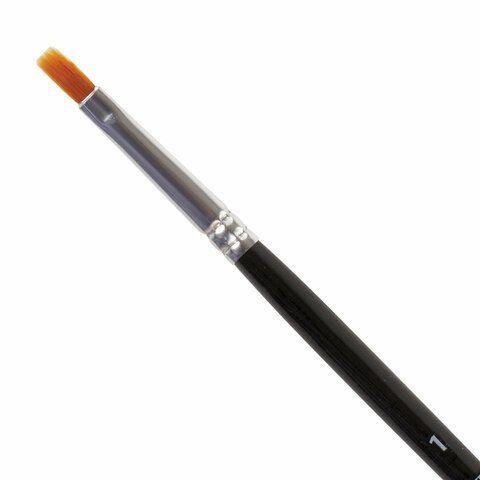 Кисть BRAUBERG 30 шт. синтетика, плоская, №1, 200864