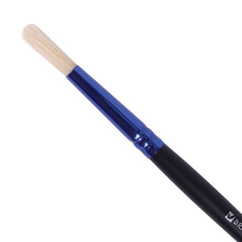 Кисть щетина, круглая № 6, BRAUBERG 30 шт. PREMIUM, 200991