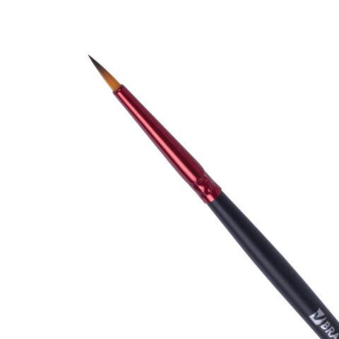Кисть синтетика, круглая № 2, BRAUBERG 30 шт. PREMIUM, 201001