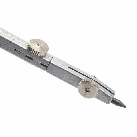 Готовальня BRAUBERG &quot;Student Oxford&quot;, 5 предметов циркуль + кронциркуль, держатель, грифель, точилка, 210338