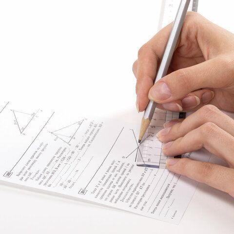 Линейка пластиковая 30 см BRAUBERG 2 шт., прозрачная, черно-белая печать, европодвес, 210743