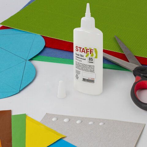 Клей ПВА STAFF 5 шт. евро, 85 г, 220365