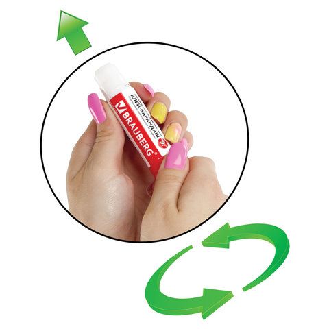 Клей-карандаш BRAUBERG 3 шт., 9 г, 220869
