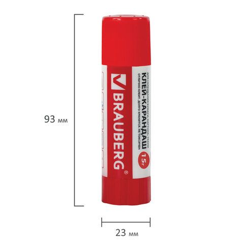 Клей-карандаш BRAUBERG 2 шт., 15 г, 220870