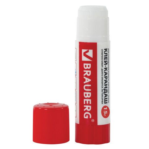Клей-карандаш BRAUBERG 2 шт., 15 г, 220870