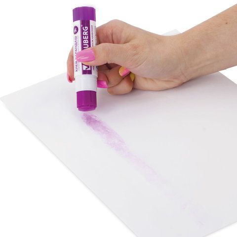 Клей-карандаш BRAUBERG 3 шт., 9 г, обесцвечивающийся после высыхания, 220872