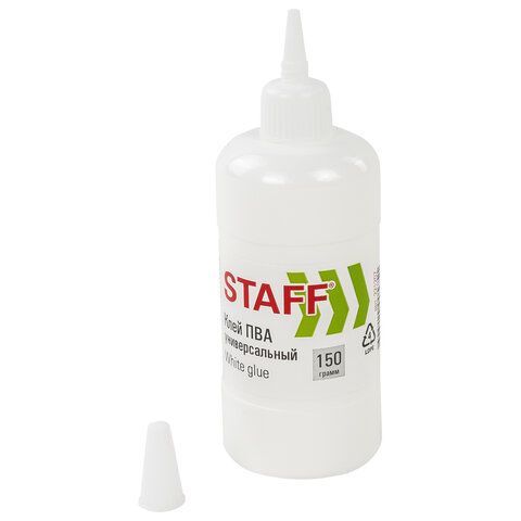 Клей ПВА STAFF 3 шт. евро, 150 г, 221207