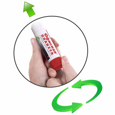 Клей-карандаш ОФИСНАЯ ПЛАНЕТА 2 шт., 15 г, 222013
