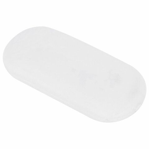 Ластик BRAUBERG 3 шт. &quot;Oval&quot;, 55х23х10 мм, белый, овальный, 222471
