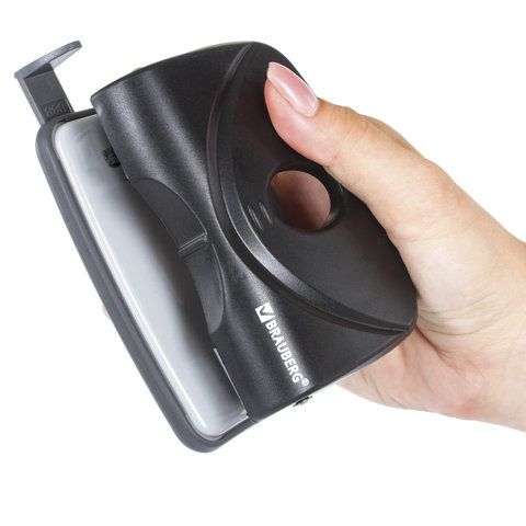 Дырокол BRAUBERG &quot;Original&quot;, до 20 листов, черный, 222539