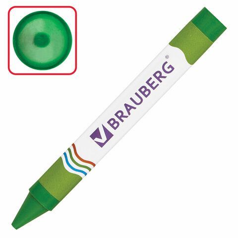 Восковые мелки утолщенные BRAUBERG 4 шт., НАБОР 12 цветов, 222966