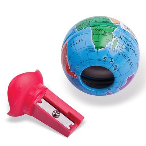 Точилка MAPED (Франция) &quot;Globe&quot;, металлический контейнер, в форме глобуса, 051111