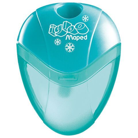 Точилка MAPED 30 шт. (Франция) &quot;I-Gloo&quot;, с контейнером, ассорти, дисплей, 534754