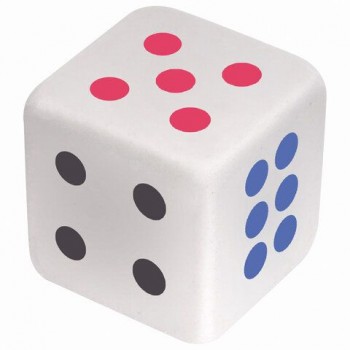 Ластик BRAUBERG 24 шт. "Cubo", 24х24х24 мм, белый, ассорти, 223605