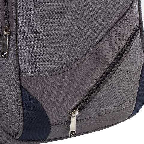 Рюкзак BRAUBERG URBAN универсальный, 2 отделения, &quot;MainStream 1&quot;, серо-синий, 45х32х19 см, 224445