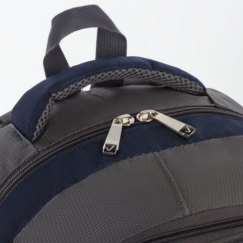 Рюкзак BRAUBERG URBAN универсальный, 2 отделения, &quot;MainStream 2&quot;, серо-синий, 45х32х19 см, 224446