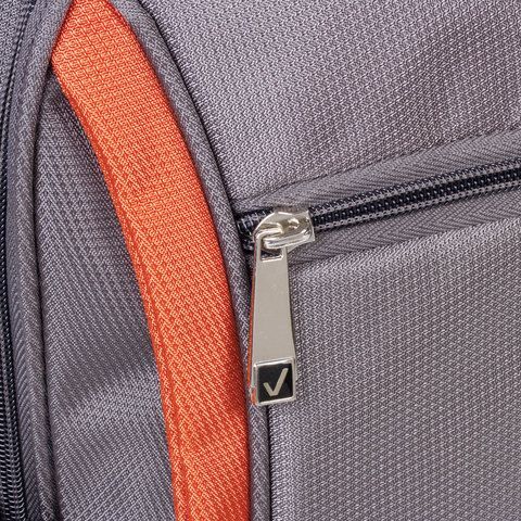 Рюкзак BRAUBERG DELTA универсальный, 3 отделения, серый/оранжевый, &quot;SpeedWay 2&quot;, 46х32х19 см, 224448