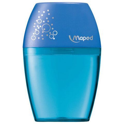 Точилка MAPED 25 шт. (Франция) &quot;Shaker&quot;, с контейнером повышенной вместимости, ассорти, дисплей, 534753