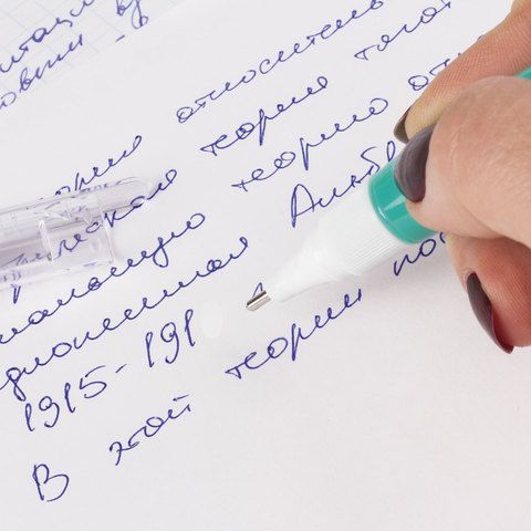 Ручка-корректор STAFF 2 шт. &quot;College&quot;, 6 мл, металлический наконечник, 225213