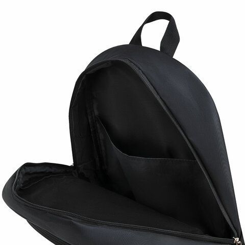 Рюкзак BRAUBERG DELTA универсальный, 2 отделения, &quot;Navigator&quot;, черный, 45х30х17 см, 225291