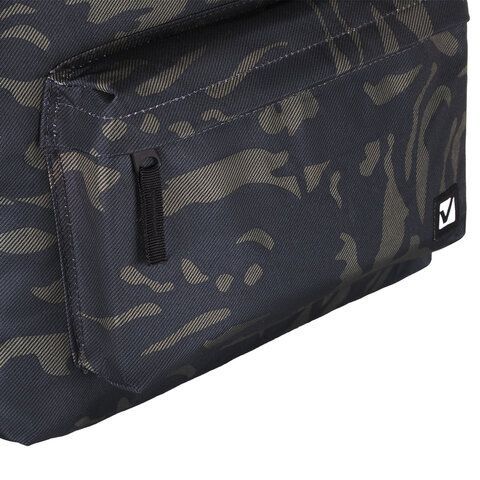Рюкзак BRAUBERG СИТИ-ФОРМАТ универсальный, &quot;Black camouflage&quot;, черный, 41х32х14 см, 225367