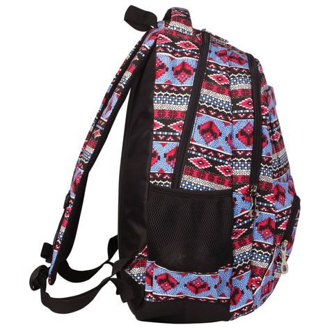 Рюкзак BRAUBERG CANVAS универсальный, 2 отделения, &quot;Фигуры&quot;, канвас, 47х32х14 см, 226353