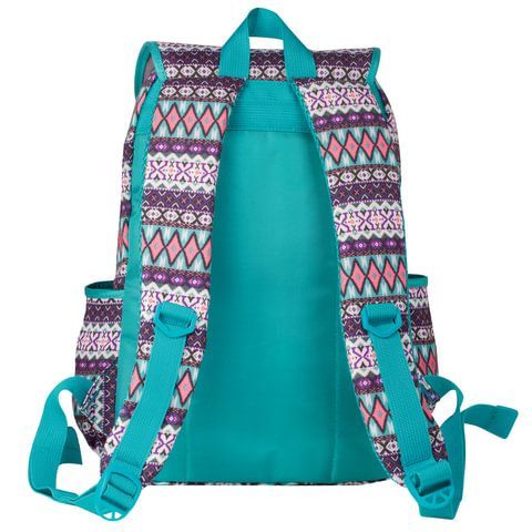 Рюкзак BRAUBERG TRACE универсальный, с клапаном, узоры, &quot;Rhombus&quot;, 34х25,5х12,5 см, 226358
