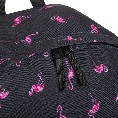 Рюкзак BRAUBERG СИТИ-ФОРМАТ универсальный, &quot;Flamingo&quot;, синий, 41х32х14 см, 226404