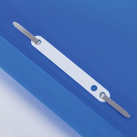 Скоросшиватель пластиковый с перфорацией BRAUBERG 10 шт., А4, 140/180 мкм, синий, 226583
