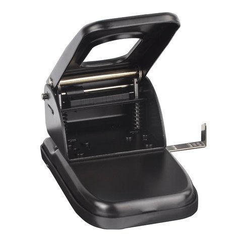 Дырокол металлический МОЩНЫЙ BRAUBERG &quot;Heavy duty&quot;, до 60 листов, черный, 226868