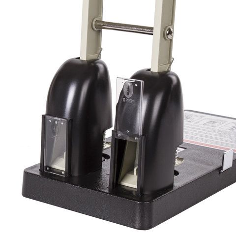 Дырокол металлический МОЩНЫЙ BRAUBERG &quot;Heavy duty&quot;, до 150 листов, черный, 226870