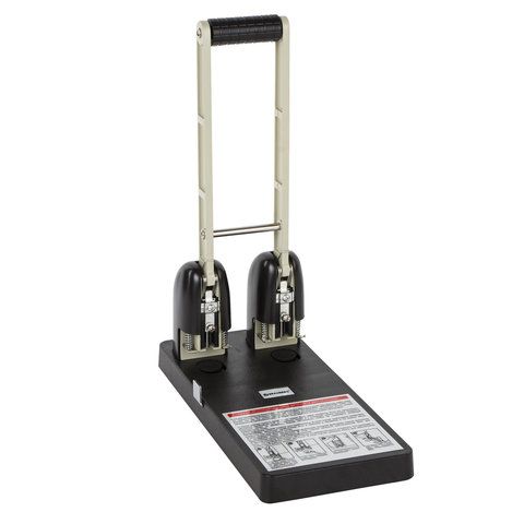 Дырокол металлический МОЩНЫЙ BRAUBERG &quot;Heavy duty&quot;, до 150 листов, черный, 226870
