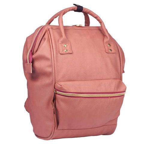 Рюкзак BRAUBERG CELEBRITY универсальный, экокожа, длинные ручки, коралловый, 34х23х15 см, 227078