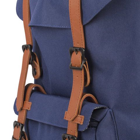 Рюкзак BRAUBERG молодежный с отделением для ноутбука, &quot;Кантри&quot;, синий, 41х28х14 см, 227083