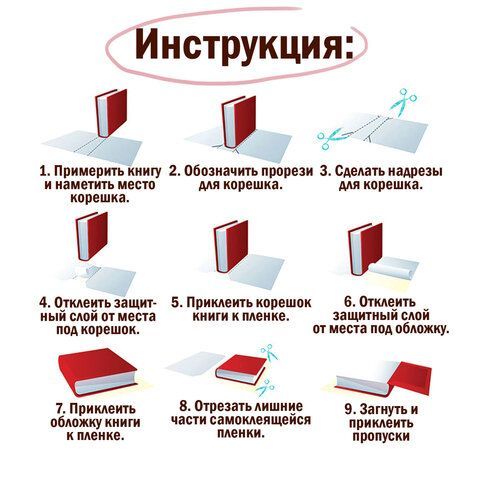 Пленка самоклеящаяся для учебников и книг глянцевая, рулон 45х100 см, ПИФАГОР 2 шт., 227204