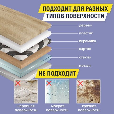 Клейкая двухсторонняя лента 12 мм х 5 м, НА ВСПЕНЕННОЙ ОСНОВЕ, 1 мм, прочная, BRAUBERG 3 шт., 227269