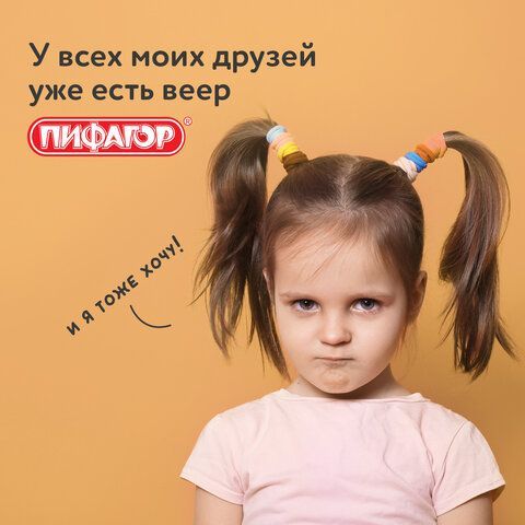 Веер-касса (согласные буквы) ПИФАГОР 3 шт., 227389