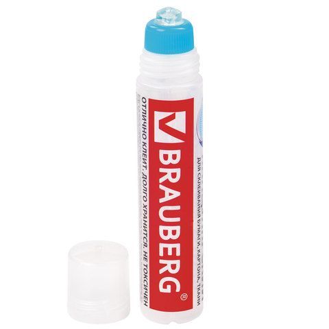 Клей канцелярский BRAUBERG 3 шт., 50 мл, с силиконовым аппликатором, 227535
