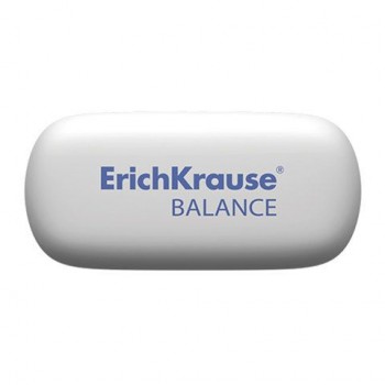 Ластик ERICH KRAUSE 24 шт. "Balance", 40x28x12 мм, белый, овальный, 34638