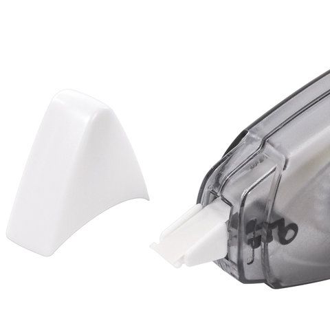 Корректирующая лента BRAUBERG BLACK&amp;WHITE, 5 мм х 8 м, корпус черный тонированный, механизм перемотки, блистер, 227800